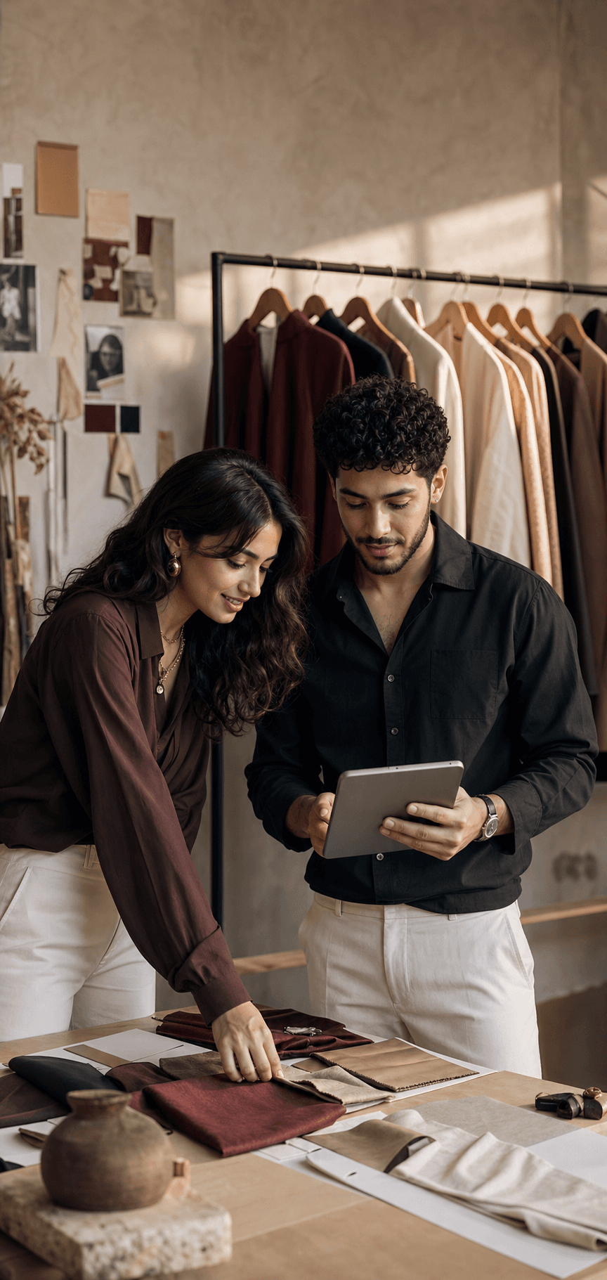 Local brand founders planning their online collection
