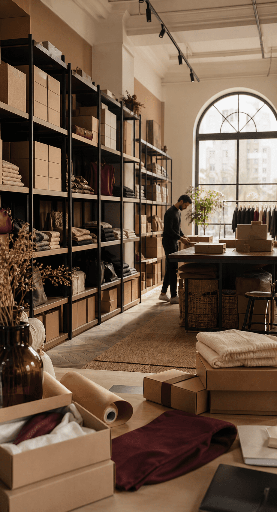 Modern local brand warehouse and packing station